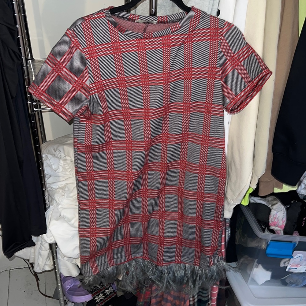 Zara Trafaluc feather dress